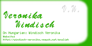 veronika windisch business card